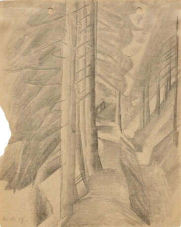 Lyonel Feininger. Weg in den Wäldern, Harzgebirge - photo 1 Lyonel Feininger. Weg in den Wäldern, Harzgebirge - photo 1