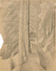 Lyonel Feininger. Weg in den Wäldern, Harzgebirge