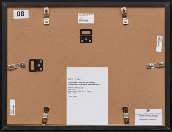 Lyonel Feininger. Dorfstrasse, Braunlage, Harzgebirge - photo 3 Lyonel Feininger. Dorfstrasse, Braunlage, Harzgebirge - photo 3