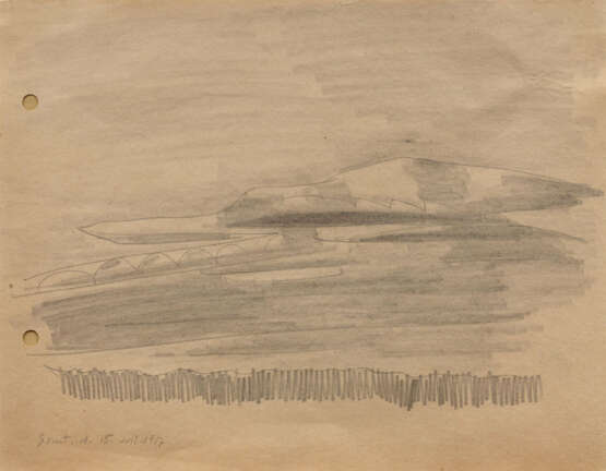 Lyonel Feininger. Wolkenstudie, Harzgebirge - photo 1 Lyonel Feininger. Wolkenstudie, Harzgebirge - photo 1