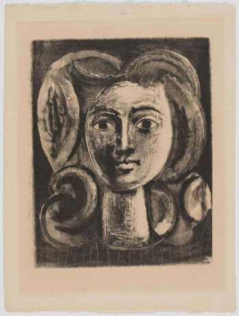 Pablo Picasso. Tête de jeune fille - Foto 2