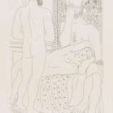 Pablo Picasso. Sculpteur, Modèle Couché et Autoportrait en Hercules Sculpté - photo 1