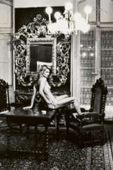 Helmut Newton. Charlotte Rampling at the Hotel Nord-Pinus, Arles