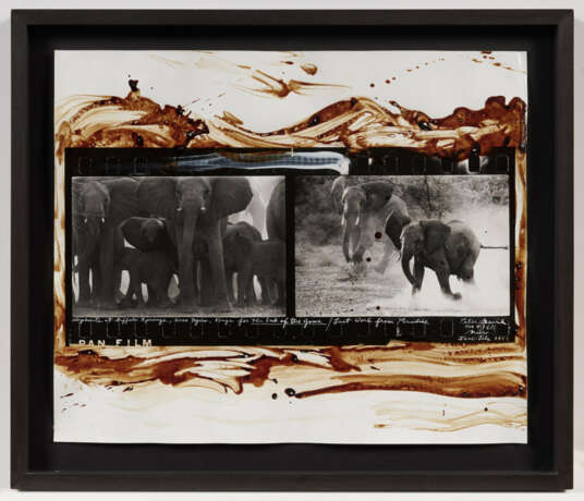 Peter Beard. Elephants at Buffalo Springs, Kaso Nyiro, Kenya for the End of the Game - Foto 3 Peter Beard. Elephants at Buffalo Springs, Kaso Nyiro, Kenya for the End of the Game - Foto 3