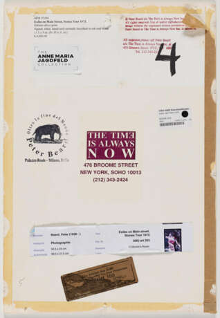 Peter Beard. Exiles on Main Street, Stones Tour - Foto 3