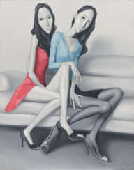 Shi Wei. Sisters in Red and Blue