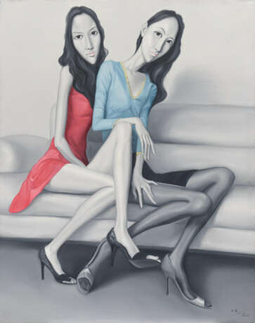 Shi Wei. Sisters in Red and Blue - Foto 1