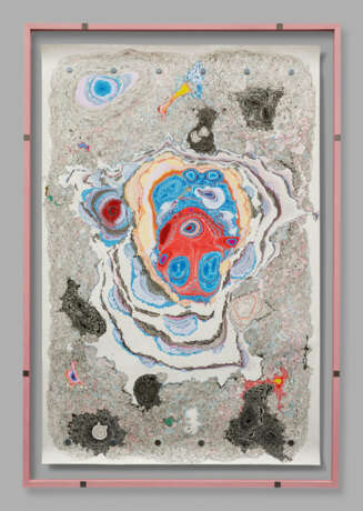 Kerstin Brätsch. Unstable Talismatic Rendering (Poli'ahu's Cure) with Gratitude to Master Marbler Dirk Lange - фото 1