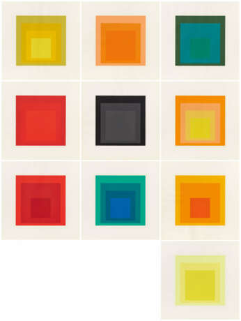 Josef Albers. Hommage to the Square: Edition Keller Ia - Ik - photo 1 Josef Albers. Hommage to the Square: Edition Keller Ia - Ik - photo 1