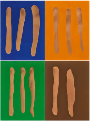 Günther Förg. Mr Blue, Mr Orange, Mr Green, Mr Brown - photo 1