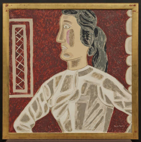 Bruno Goller. Frau in weißer Bluse - photo 2