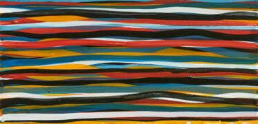 Sol LeWitt. Untitled (Wavy Brushstrokes)