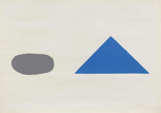 Blinky (Peter Heisterkamp) Palermo. Graue Scheibe, blaues Dreieck - photo 1