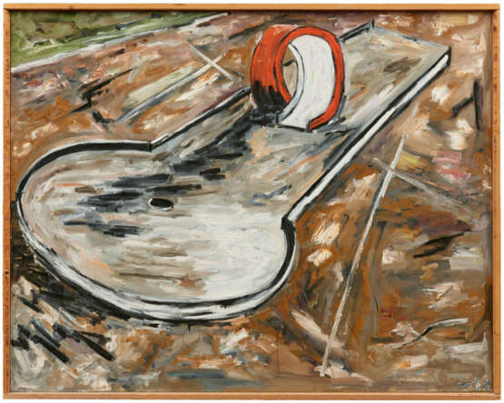 Werner Büttner. Probleme des Minigolfs in der europäischen Malerei, Nr. 1 - фото 1