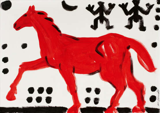 A.R. Penck. Ich weiß nicht wie ein Pferd aussieht! - Foto 1