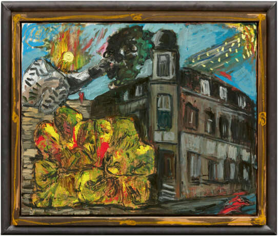 Markus Lüpertz. Untitled (Haus mit Blumen) - фото 1