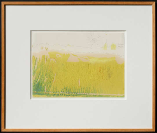 Gerhard Richter. Übermalung gelb - Foto 2 Gerhard Richter. Übermalung gelb - Foto 2