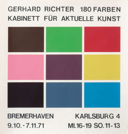Gerhard Richter. Mixed Lot of 52 Exhibition Posters - Foto 14