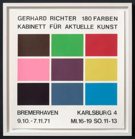 Gerhard Richter. Mixed Lot of 52 Exhibition Posters - Foto 15