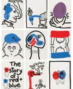Keith Haring. Keith Haring. The Story of Red + Blue
