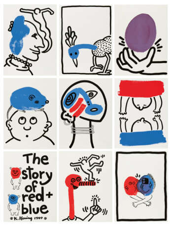 Keith Haring. The Story of Red + Blue - фото 1