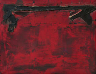 Antoni Tàpies. Red painting