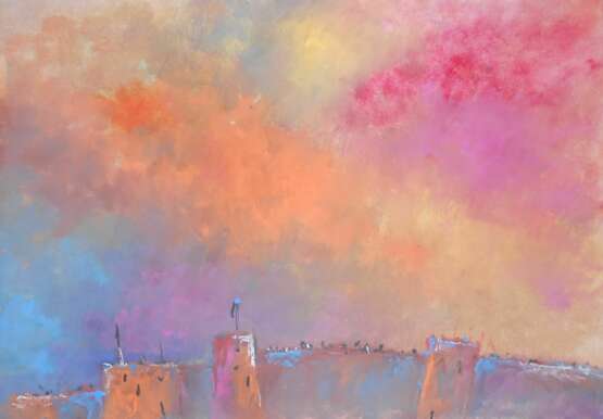 Стены Трои Бумага Смешанная техника Абстрактный субъективизм Сюжетно-тематическая картина - фото 1 Стены Трои Бумага Смешанная техника Абстрактный субъективизм Сюжетно-тематическая картина - фото 1