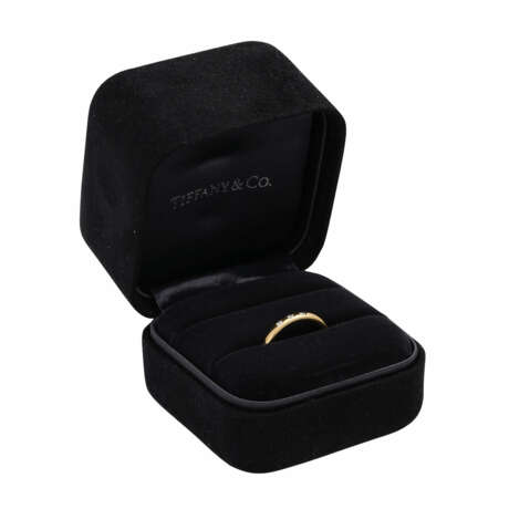TIFFANY & CO Ring mit 3 Brillanten, zusammen ca. 0,06 ct, - фото 5
