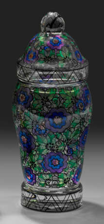 Jugendstil-Deckelglas - Foto 1