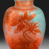 Jugendstil-Ziervase mit "Anémones"-Dekor von Emile Gallé - фото 1