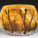 Miniaturvase mit Winterlandschaft - Foto 1