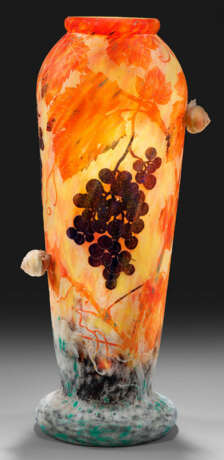 Seltene große Jugendstil-Vase "Vigne et escargots" von - фото 1 Seltene große Jugendstil-Vase "Vigne et escargots" von - фото 1