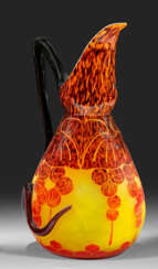 Art Déco-Kanne "Groseille" von Le Verre Français