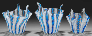 Drei "Fazzoletto"-Vasen