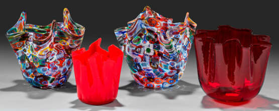 Sammlung von vier "Fazzoletto"-Vasen - фото 1