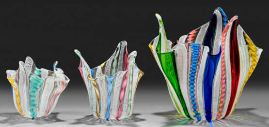 Drei "Fazzoletto"-Vasen - фото 1