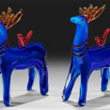 Paar Glasskulpturen als Rentiere - photo 1