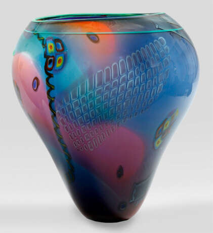 Große Ziervase von Wes Hunting - photo 1 Große Ziervase von Wes Hunting - photo 1