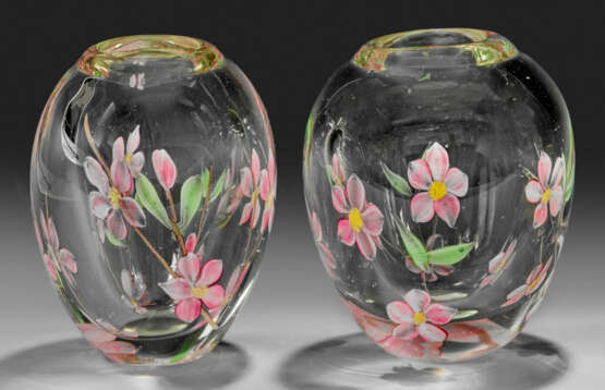 Zwei Glas-Vasen - photo 1