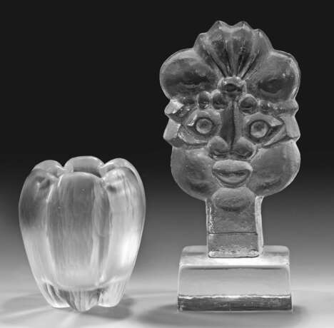Zwei schwedische Glas-Designobjekte - photo 1