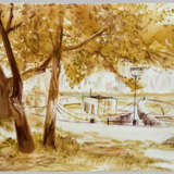 Großes Unikat-Wandbild mit Hafenlandschaft - фото 1