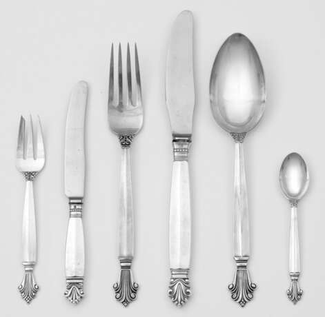 Georg Jensen-Speisebesteck "Acanthus" für 6 Personen - photo 1