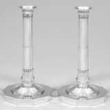 Paar äußerst elegante Tafelleuchter von Georg Jensen - Foto 1