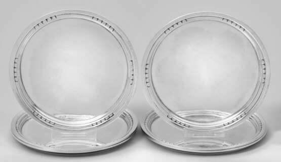 Satz von sechs Georg Jensen-Untersetzern - Foto 1