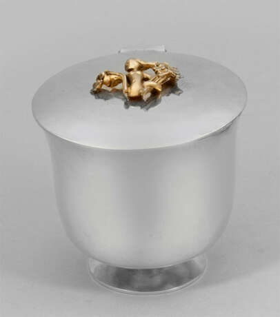 Modernistische Silberdose - photo 1 Modernistische Silberdose - photo 1