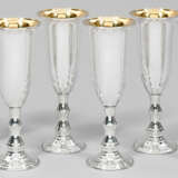 Satz von sechs Champagnerkelchen - Foto 1