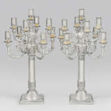 Paar große prächtige Girandolen im Empirestil - photo 1