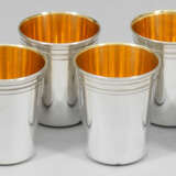 Satz von sechs großen Weinbechern - Foto 1