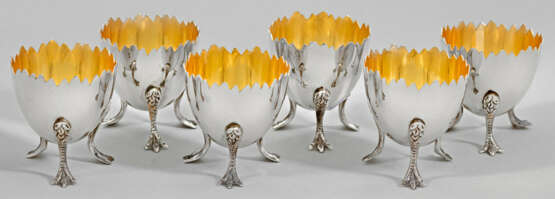 Satz von sechs Eierbechern - photo 1