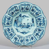 Frankfurter Buckelplatte mit Chinoiserien - Foto 1